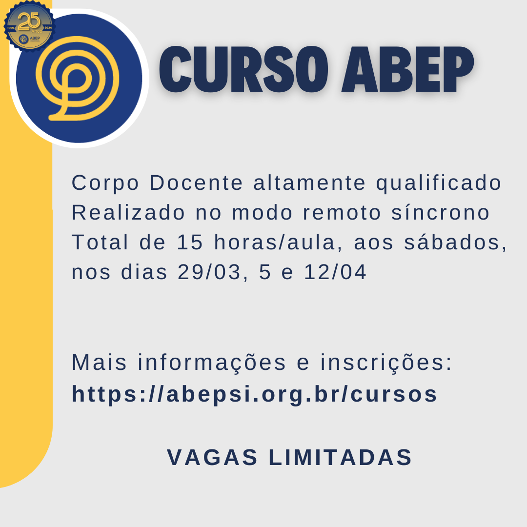 Curso ABEP sobre Formação em Psicologia